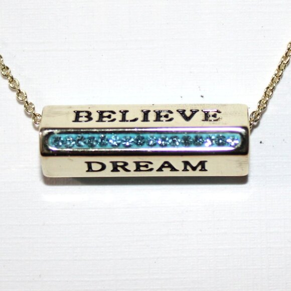 Gold Tone Sterling Silver Rachel Zoe Inspirational Dream Necklace - Picture 2 of 7